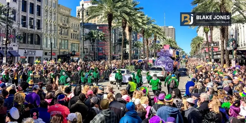 Motor Vehicle Accidents During Mardi Gras Season in Louisiana