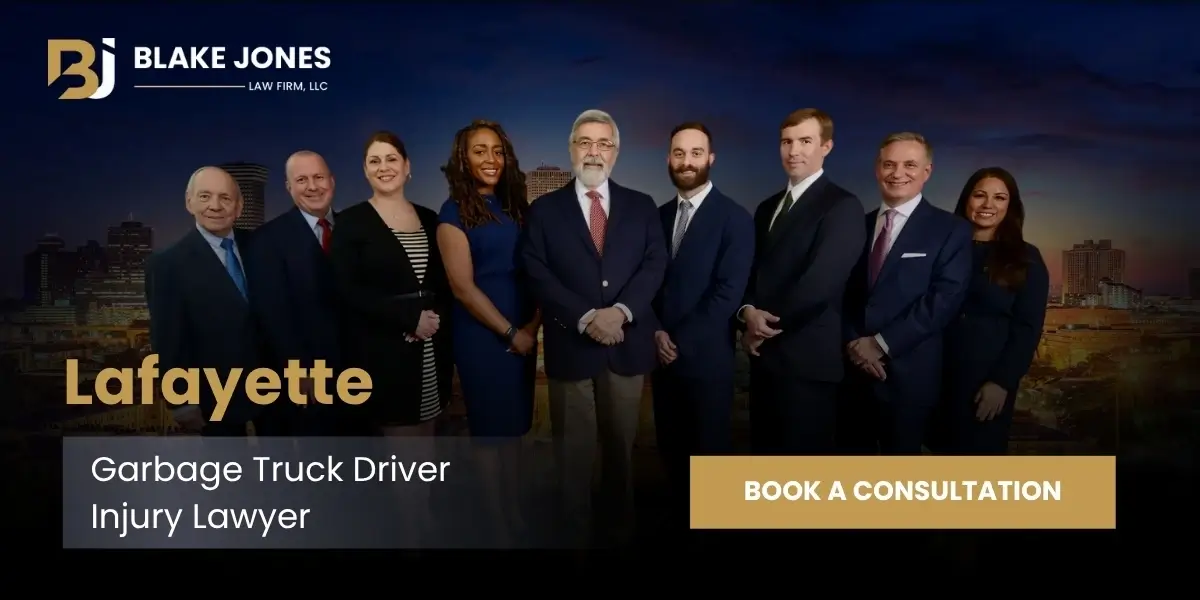 Lafayette Garbage Truck Driver Injury Lawyer