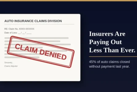 Auto Insurers Denied 45% of Claims Last Year. Here’s Why You Need a Lawyer Before You Talk to Yours